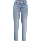 Calvin Klein Blue Cotton Women Jean